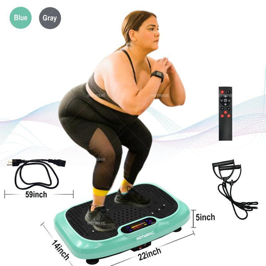Vibration Plate: Whole Body Workout & Lymphatic Drainage Fitness Platform With Silent Motor And Speed Control
