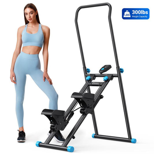 CompactCardio Climber Exercise Machine with AdjustablePedals